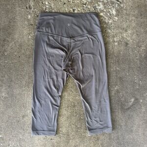 Grey Lululemon Align Crop Leggings 21"‎ Athleisure Activewear